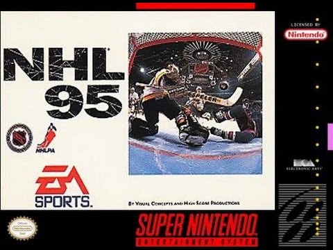 NHL 95 (Super Nintendo) - Vancouver Canucks at Toronto Maple Leafs