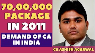CA Fresher Got 70,00,000 Package in 2011 | Ft. CA Ashish Agarwal