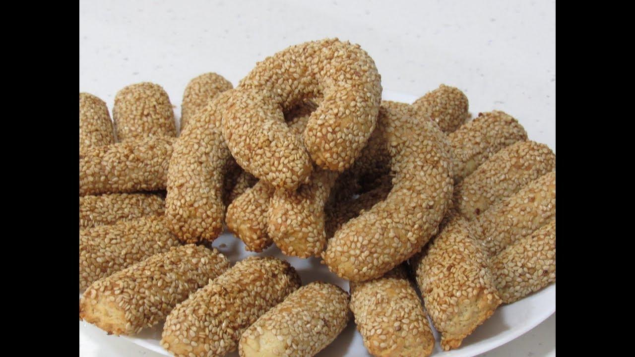 كعك ابو السمسم بأسهل طريقة و اطيب مذاق ...كعك بلسمسم العراقي