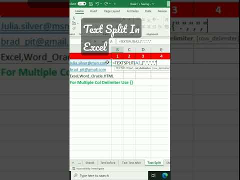 Text Split In