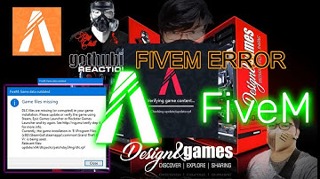 How to Fix FiveM GAME FILES MISSING FiveM Game data Outdated