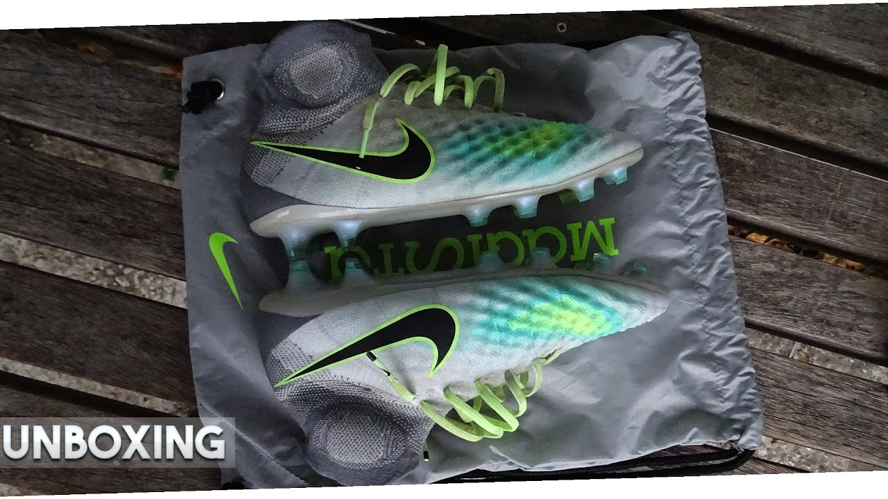 Nike Magista Blue High Top Soccer Pacific Climate Change