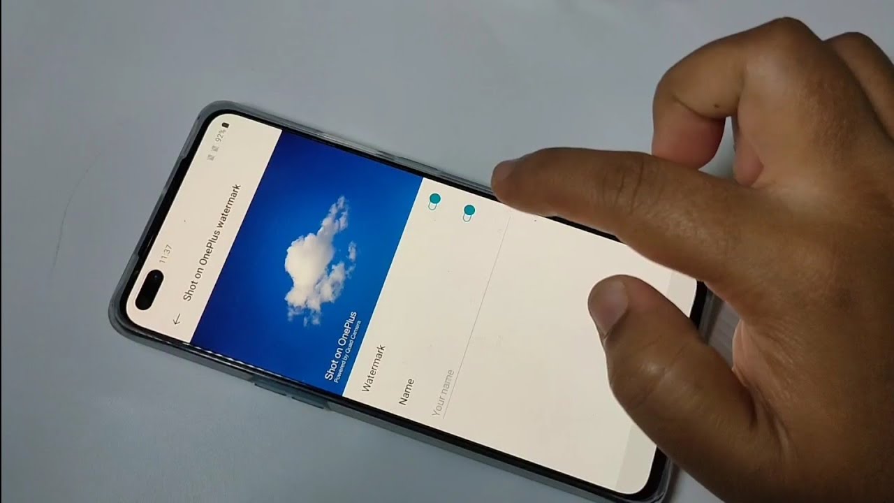 OnePlus 5/6/7/8/NORD How To Enable or Disable Camera Watermark on