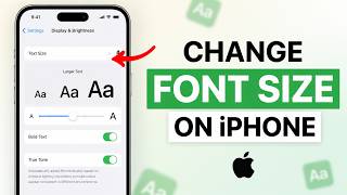 How to Change Font Size on iPhone
