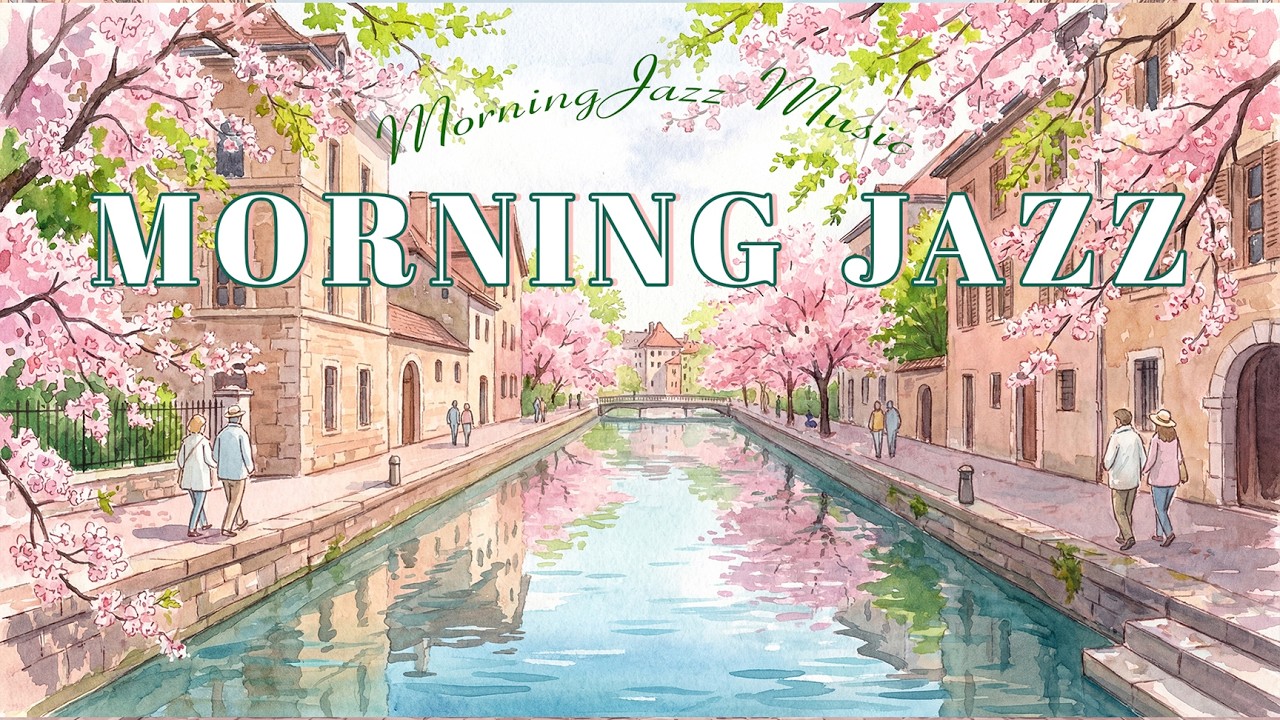 Spring Romance Movie Jazz 2026 🌸 Morning Vibes in France for Focus & Relax
