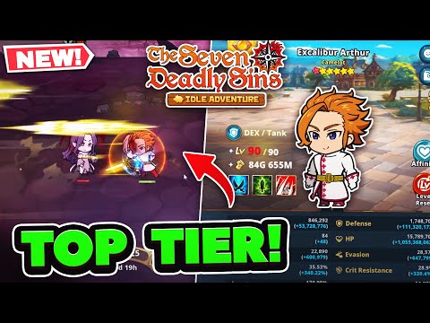 The Seven Deadly Sins: IDLE Excalibur Arthur Build and Team Guide