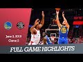 GS Warriors vs Toronto Raptors - Game 2 | Full Game Highlights | June 2, 2019 | NBA Finals