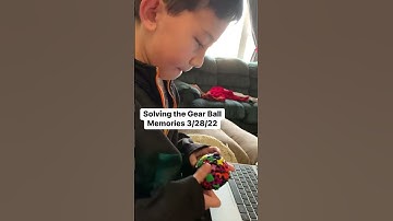 | Gear Ball | Rubik’s Cube | Solve | #NBA #video  #shorts #fyp #mom #momofboys #cuber #memories