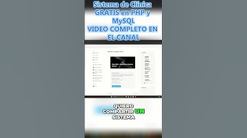 Sistema de Clínica GRATIS en PHP y MySQL  #shorts #php #gratis #sistema #mysql #admin #viral