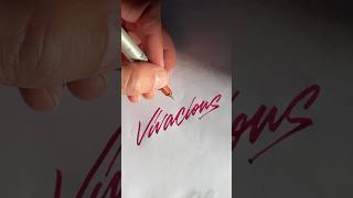 Modified Parallel Pen Script Calligraphy #shorts #calligraphy