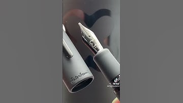 Esterbrook Estie Raven fountain pen, 1.1mm stub nib with Platinum Chou Kuro ink