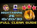 Nightmare 26 - 10 / 20 /30 | 3 Star Clear Guide | Seven Knights: ReBirth