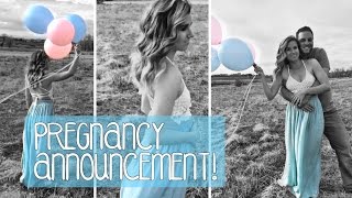 Family Pregnancy Announcement | Our First Vlog!