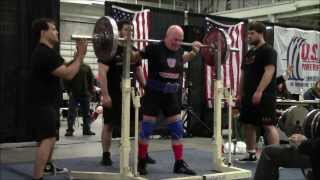 Tito Bastianelli Sr - Power Lifting - Usapl Mens Raw Masters Iv Squat - New American Record