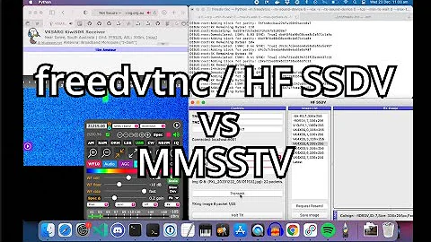 Sending pictures over HF Radio - SSTV and SSDV compared