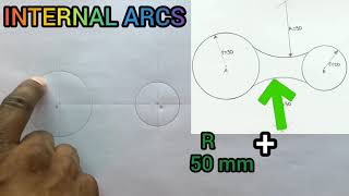 How to Blend ARCS and CIRCLES | Internal Arcs