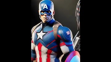 #ai #art #video #generator #Captain America #avengers #hero