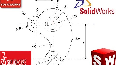 Solidworks 2D sketch using Line ,Tangent and Circle command