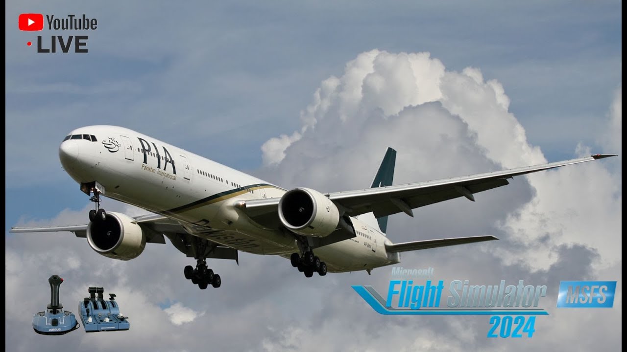 PIA701 Islamabad ➜ Manchester | Boeing 777 (AP-BGK) | MSFS 2024 Real World OPS 
