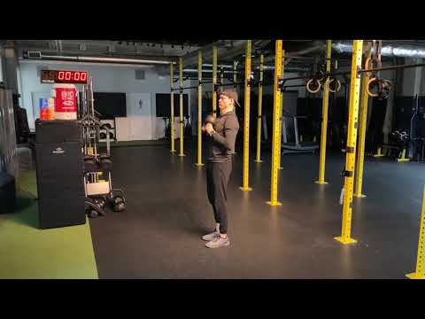 Kettlebell standing pullover