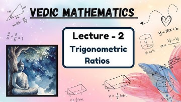 Vedic Mathematics (III) | How to find t-ratios | Sem 3 | DU