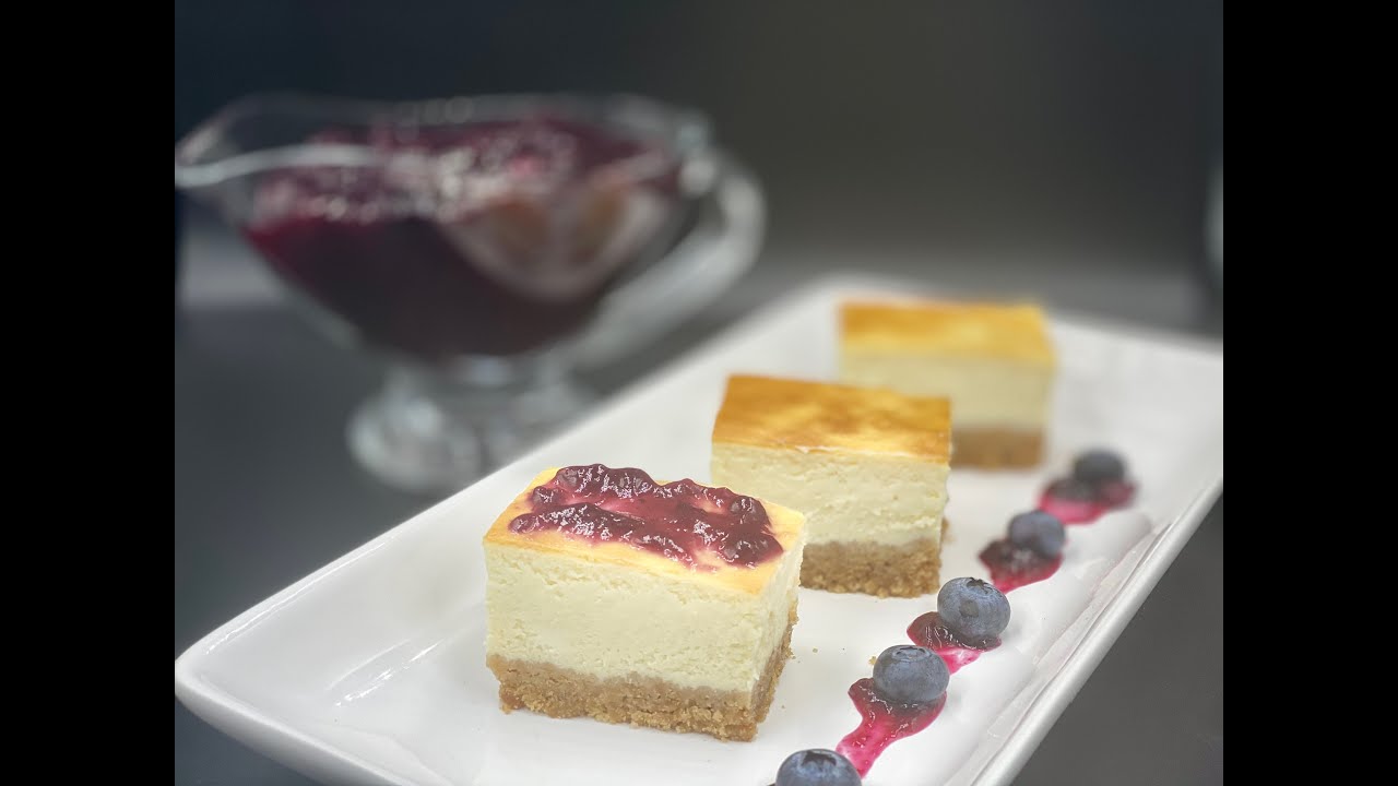 How to make a homemade baked cheesecake YouTube