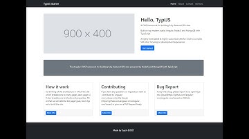 Introduction TypiJS Starter