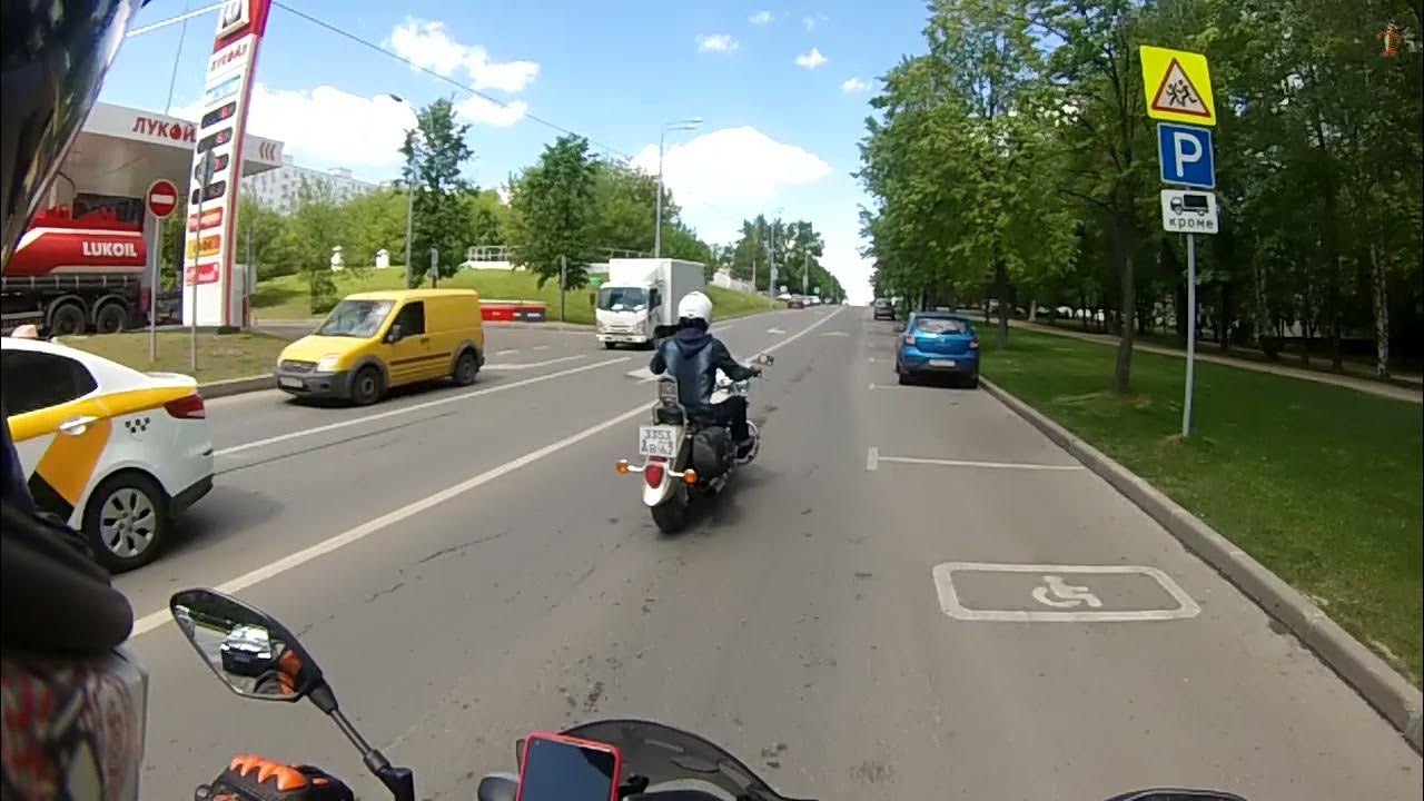 Первый выезд на мотоцикле