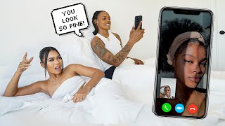 facetiming another girl in the middle of the night prank *wife snapped*