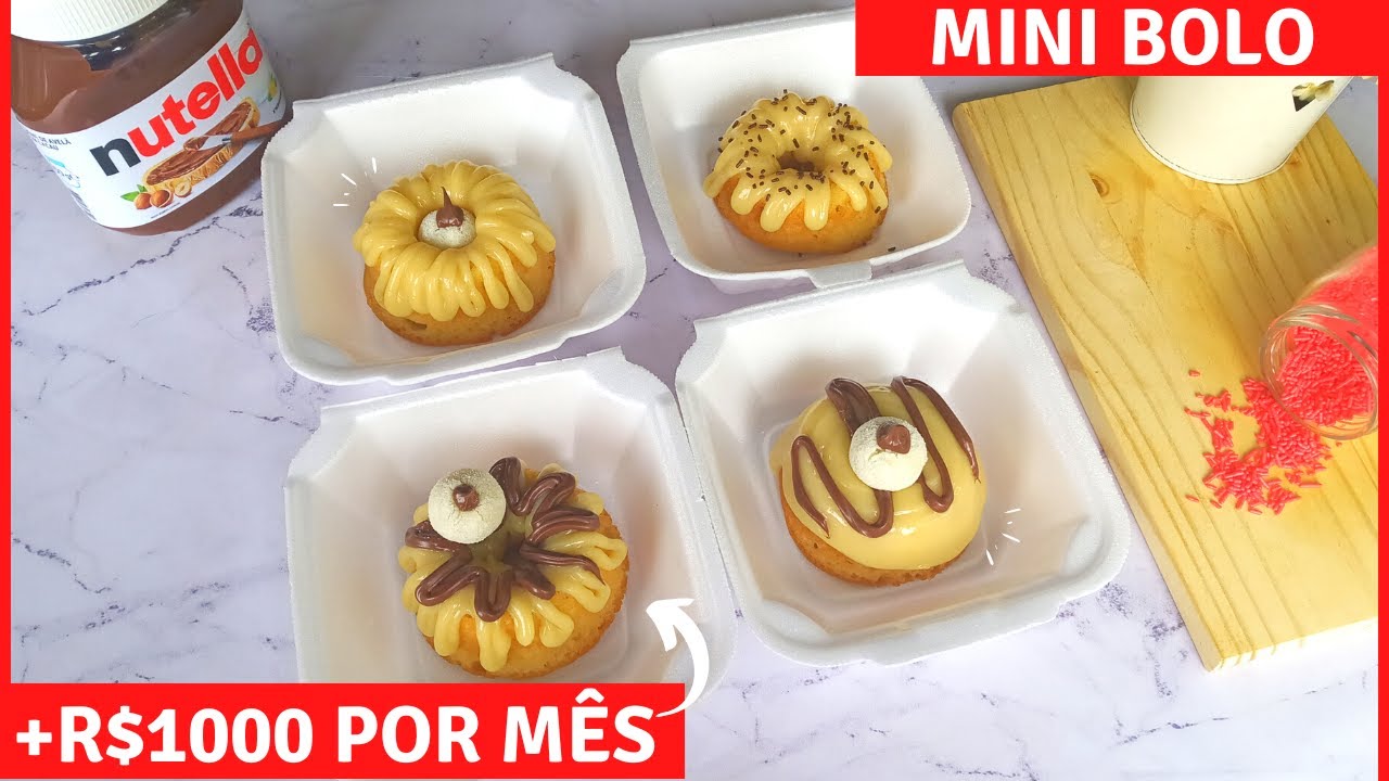 Mini bolos para vender: Como fazer e ganhar dinheiro?