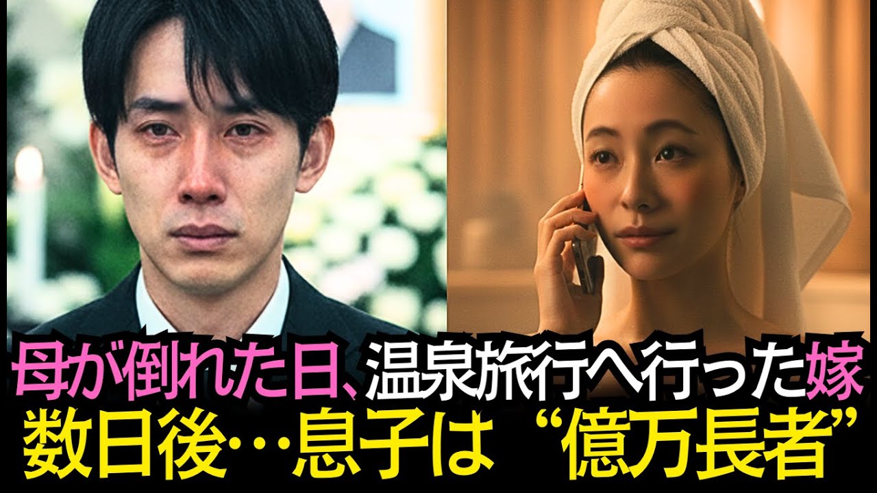 母が倒れた日に温泉旅行へ行った妻…数日後、銀座のビル“所有者”になった息子の逆転劇｜