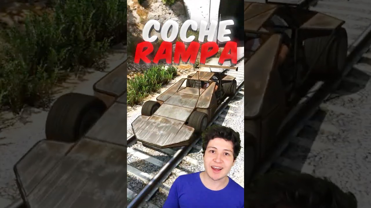 Coche Rampa vs Tren en GTA 5! 📐🚄