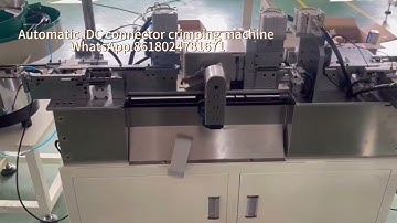 Automatic flat ribbons cable cutting and IDC connector crimping machine