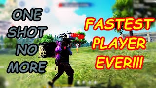 FREE FIRE HIGHLIGHTS | DESTROYING SQUADS WITH ONE SHOT ONLY🔥FASTEST PLAYER🔥😱🇧🇷 screenshot 4