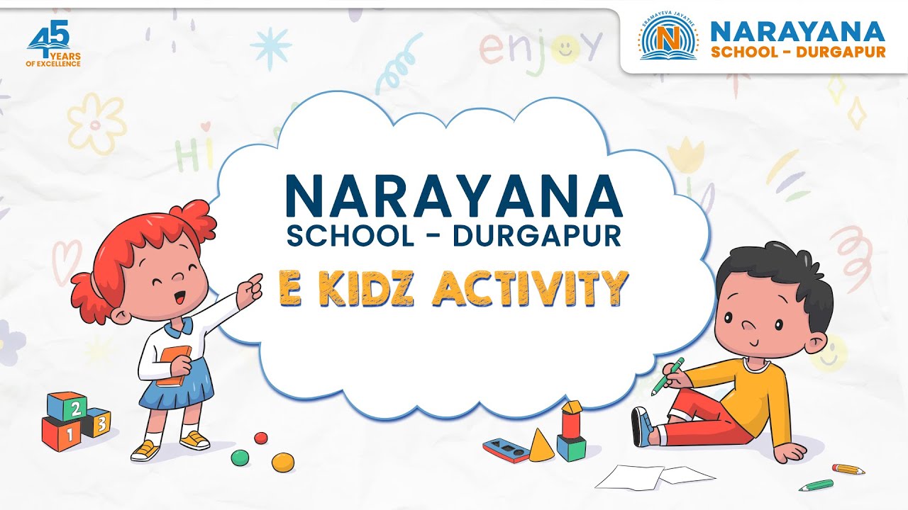 E-Kidz learning in Action at Narayana School - Durgapur - YouTube