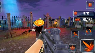 Halloween zombie shooting _ graveyard target killing _ Android GamePlay #3 screenshot 4