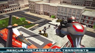 Superhero Flying Robot Rescue Android Gameplay screenshot 5