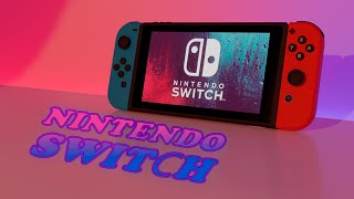 Nintendo Switch 3D model in Blender.