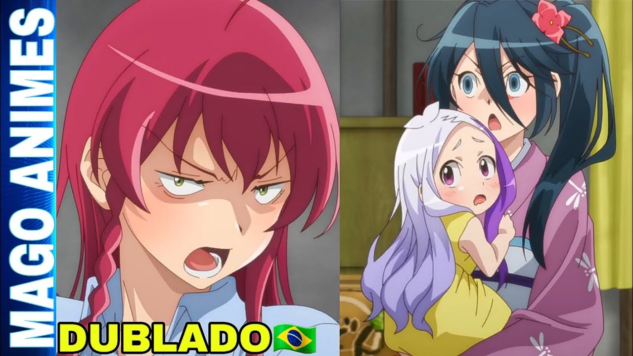 O Passado Do Rei Demônio (Dublado PT-BR 🇧🇷) Hataraku Maou Sama / The Devil  Is a Part-Timer 