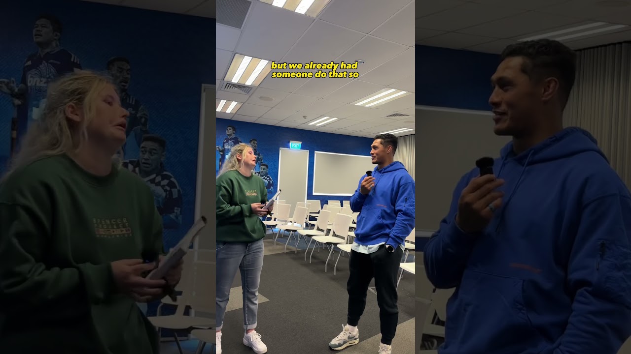 Part of my interview w/ Roger Tuivasa-Sheck 🙌🏼💙 #rugby #rugbyunion #nrl #bluesrugby Part 1