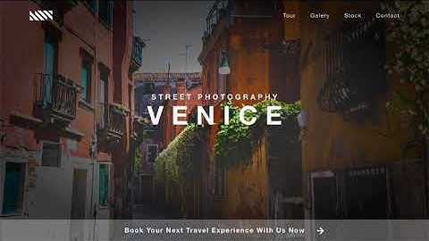 Web UI Design - Parallax Animation XD
