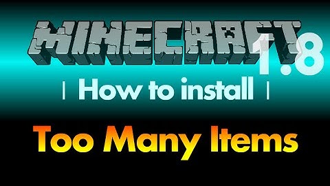How to install Too Many Items Mod 1.8 (TMI) [forge version] for Minecraft 1.8 (with download link)