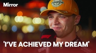 Thumbnail for ‘A moment I will NEVER forget!’ | F1 World Champion Lando Norris reflects on his BIG WIN in Dubai