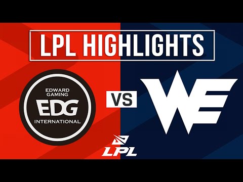 EDG vs WE Highlights ALL GAMES | LPL 2024 Spring | Edward Gaming vs Xi’an Team WE