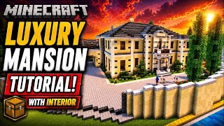How to Build a Luxury Mansion with Interior in Minecraft | Part 4