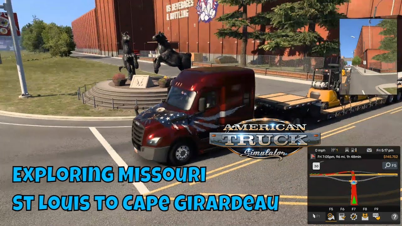 Исследование Миссури - American Truck Simulator - Сент-Луис - Кейп-Жирардо