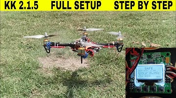 kk2.1.5 setup quadcopter | How To Make a Drone | kk2.1.5 flight controller | Part 2