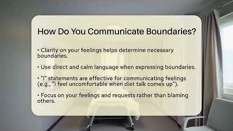 How Do You Communicate Boundaries? - Inside Body Image