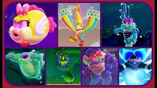 Super Mario Bros Wonder: Meetup In Bellabel Park - [All Mighty Koopaling Boss Battles: Small Form]