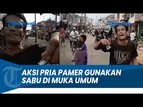 AKSI PEMUDA PAMER SABU DI MUKA UMUM, BERAKHIR DIBOYONG SATRES NARKOBA